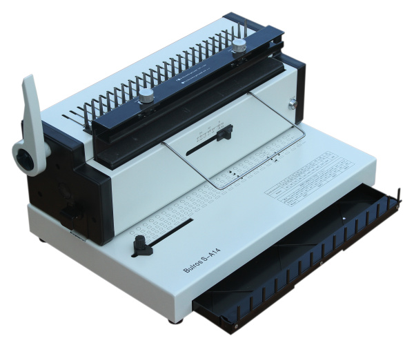 Переплетчик электрический Bulros Bulros S-A14, пластик. и металлич. 3:1/2:1 пружиной (арт. BB-D-UnB-SA14-___-___-El)