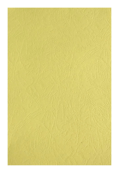 Картонные обложки для брошюровки Реалист кожа, А4, светло-желтые (100 шт.) (арт. 3892)