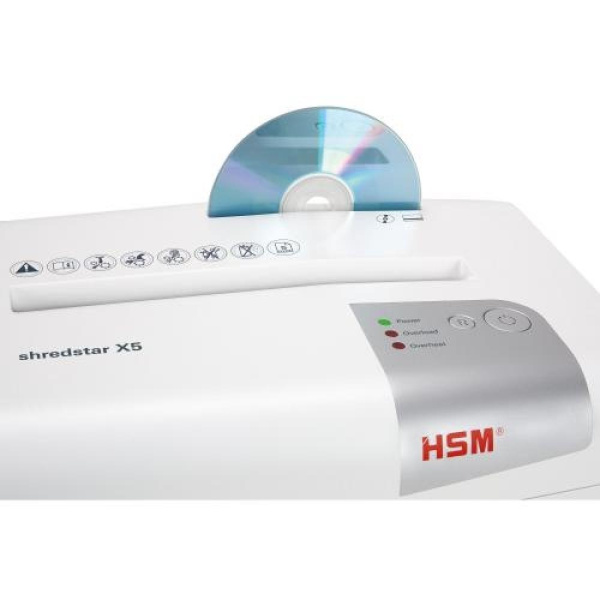 Уничтожитель документов HSM Shredstar X5 (4.5x30) WHITE (арт. 1043121)
