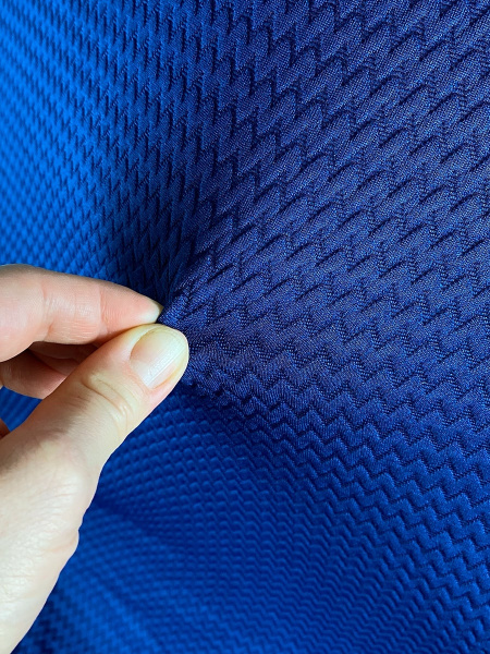 Чехол на компьютерное кресло ГЕЛЕОС 429М (размер М, волна, тёмно-синий) (арт. ГЧ00429М)