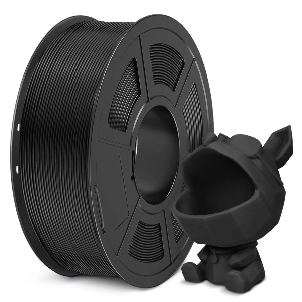 Филамент NVPRINT PLA Meta черный для 3D печати, диаметр 1.75мм, длина 330 метров, масса 1 кг.