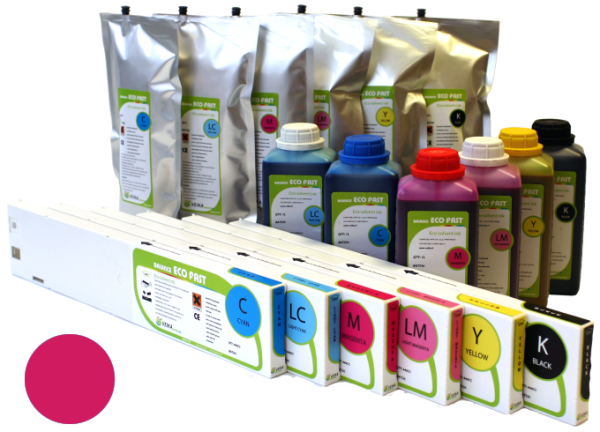 Экосольвентные чернила VEIKA Balance ECO Fast, Magenta 1л, Пакет (арт. OT36253)