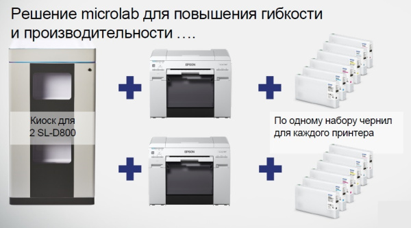 Струйная фотолаборатория Epson SureLab SL-D800 ML (арт. C11CH75301BE)