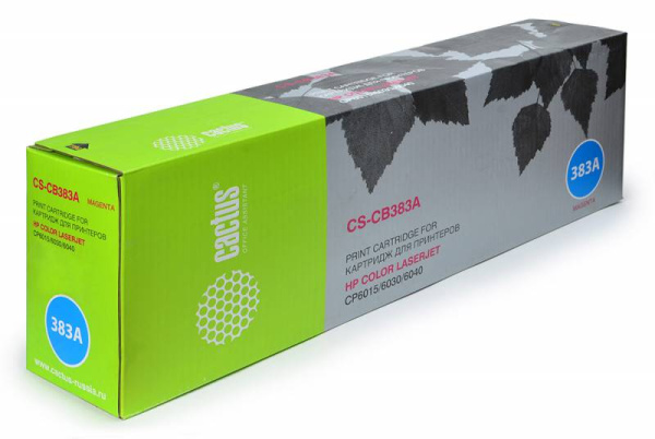 Картридж Cactus Тонер Картридж CS-CB383A пурпурный для HP (21000стр.) (арт. CS-CB383A)