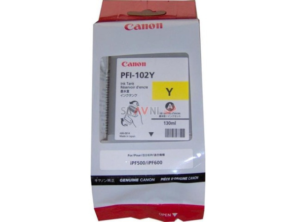 Картридж Canon PFI-102Y (арт. 0898B001)