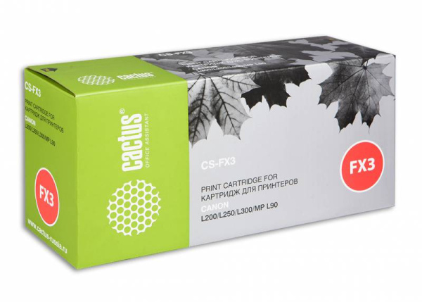 Картридж Cactus черный (2700стр.) для Canon (арт. CS-FX3)