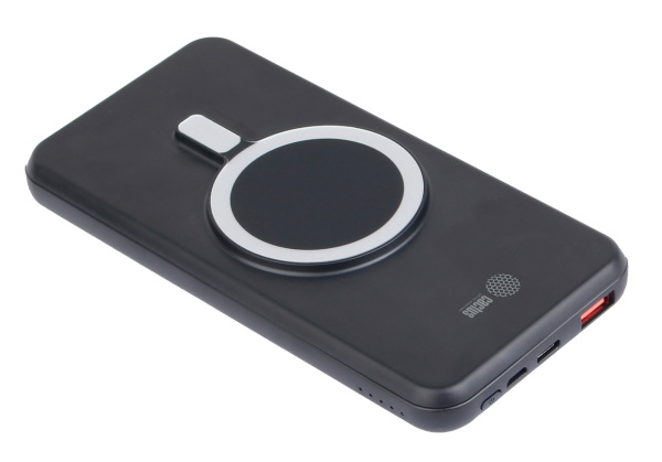 Мобильный аккумулятор Cactus (10000mAh 3A 1xUSB беспроводная зарядка, черный) (арт. CS-PBFSRT-10000_MAK)