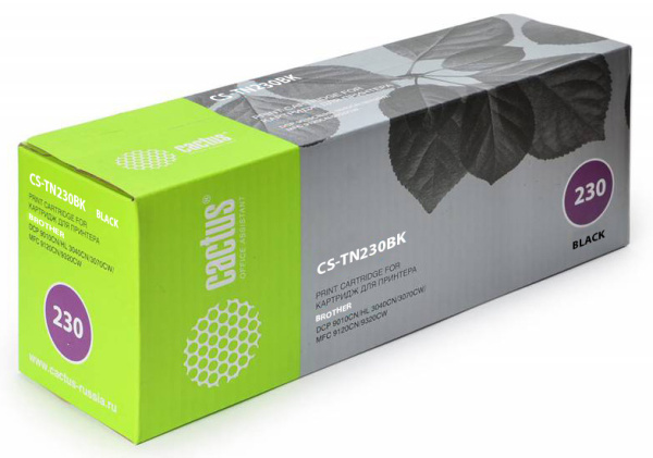 Картридж Cactus черный (2200стр.) для Brother (арт. CS-TN230BK)