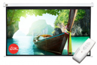 Экран для проектора SOK Cinema Pro 332x186см Motoscreen 16:9 настенно-потолочный рулонный (арт. SCPSM-332x186FG)