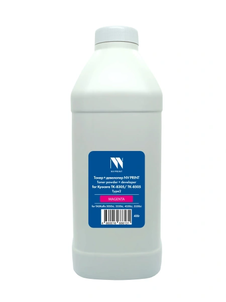 Тонер + девелопер NVP для Kyocera TK-8305/TK-8505 Type2 (400г) Magenta