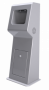 Бесконтактный напольный дезинфектор для рук Фронтайм ДЕЗ1 с системой измерения температуры (арт. ДЕЗ1-termo)