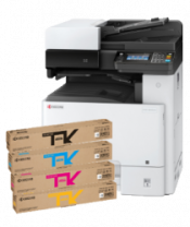 Лазерное цветное МФУ Kyocera ECOSYS M8124cidn с комплектом картриджей TK-8115CMYK (арт. M8124cidn+TK-8115CMYK)