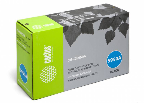 Картридж Cactus Тонер Картридж CS-Q5950A черный для HP (11000стр.) (арт. CS-Q5950A)
