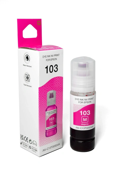 Чернила NVP 103 (NV-C13T00S34A) для Epson L1110, L3100 (70 мл) Magenta (в коробке)