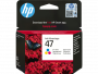 Оригинальный картридж HP 47, трехцветный (700 стр.) (арт. 6ZD61AE)