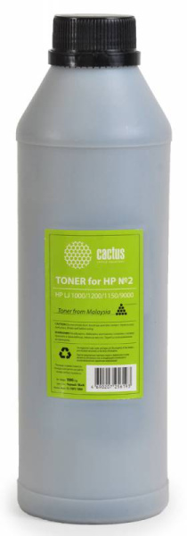 Картридж Cactus CS-THP1-1000 черный (флакон 1000гр) (арт. CS-THP1-1000)