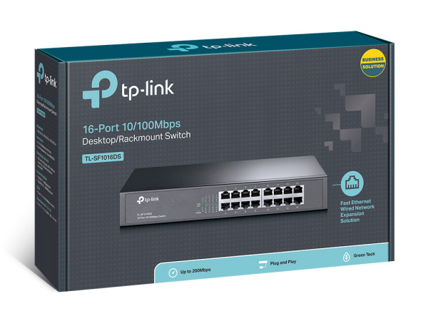 Коммутатор TP-Link TL-SF1016DS (арт. TL-SF1016DS)