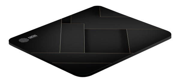 Коврик для мыши Cactus микро, черный, 220x180x2мм (арт. CS-MP-P02XS)