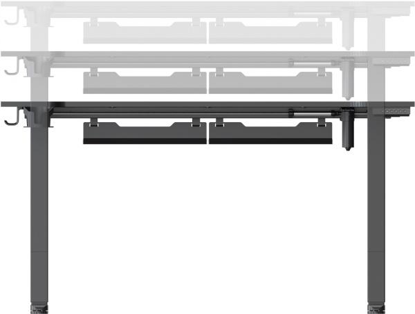 Компьютерный стол Cactus (140x60 см) (арт. CS-EDXL-GBK)