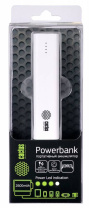 Мобильный аккумулятор Cactus CS-PBAS120-2600WT Li-Ion 2600mAh 1A белый 1xUSB (арт. CS-PBAS120-2600WT)