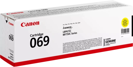 Тонер-картридж Canon 069 Yellow (1900 стр.) (арт. 5091C002)