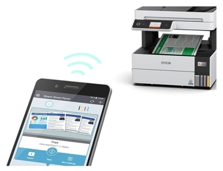 МФУ струйное цветное Epson EcoTank L6460 (Принтер / Копир / Сканер, A4) (арт. C11CJ89507)