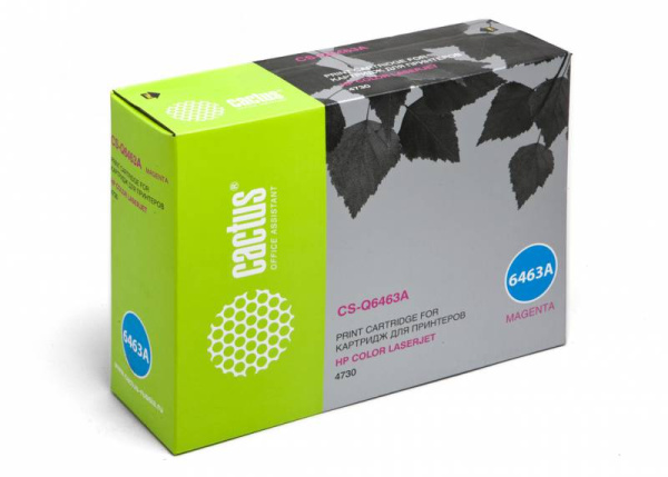 Картридж Cactus Тонер Картридж CS-Q6463A пурпурный для HP (12000стр.) (арт. CS-Q6463A)