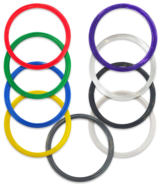 Пластик для ручки 3D Cactus PETG (d=1.75мм, L=10м, 9цв.) (арт. CS-3D-PETG-9X10M)