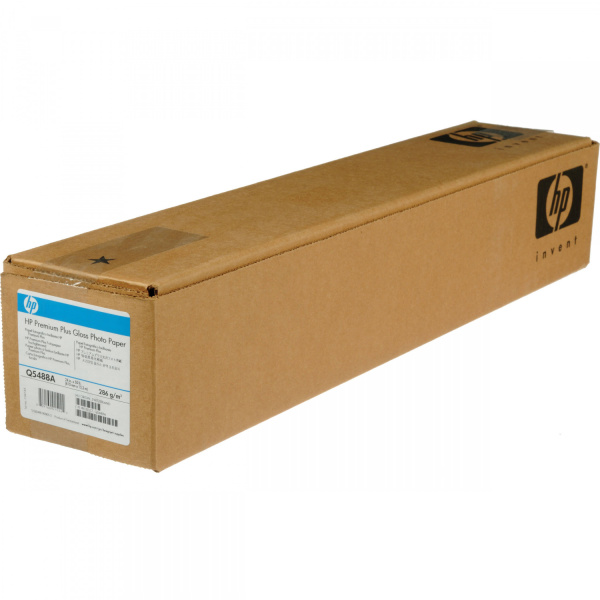 Фотобумага HP Premium Plus Gloss Photo Paper 286 гр/м2, 610 мм x 15.2 м (арт. Q5488A)