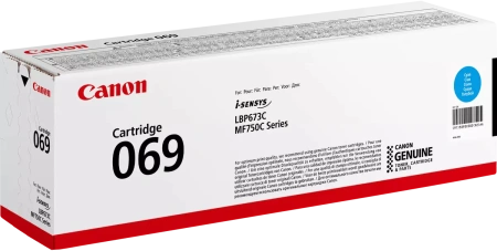 Тонер-картридж Canon 069 Cyan (1900 стр.) (арт. 5093C002)