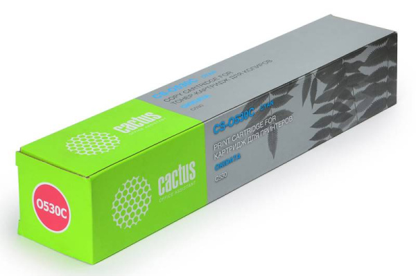 Картридж Cactus голубой (5000стр.) для Oki (арт. CS-O530C)