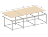 Стол KeenCut SmartFold Bench 410 для резака Evolution3 E3BT410 (арт. SFB410)