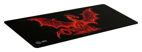 Коврик для мыши Cactus Fire Dragon XXL, рисунок, 900x400x3мм (арт. CS-MP-PRO07XXL)