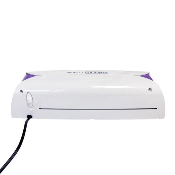 Ламинатор Office Kit L2308V, А4, 2 вала, 75-125 мкм, пластик, белый/сиреневый (арт. L2308V)