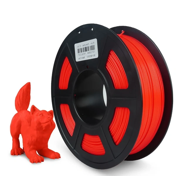 Филамент NVPRINT PETG Cherry красный для 3D печати, диаметр 1.75мм, длина 330 метров, масса 1 кг.