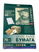 Бумага Lomond 2100145ТЕХ Самоклеящаяся бумага универсальная для этикеток, A4, 21 делен. (70 x 42.3 мм) (арт. 2100145ТЕХ)