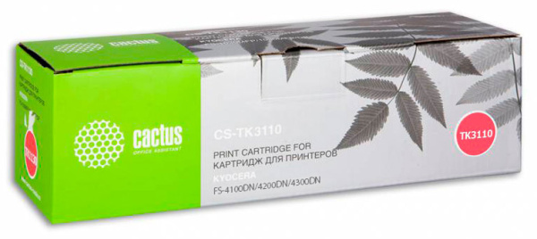 Картридж Cactus черный (15500стр.) для Kyocera (арт. CS-TK3110)
