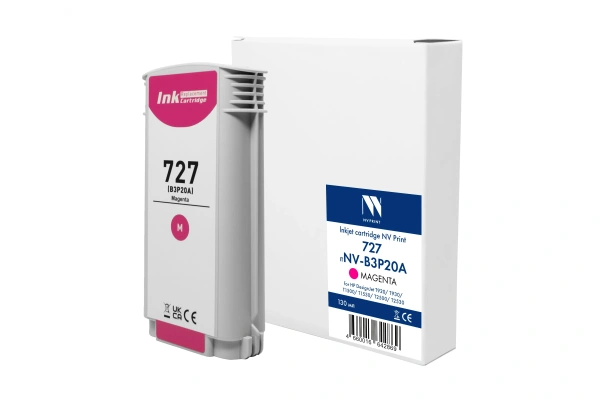 Струйный картридж NV Print 727 (NV-B3P20A) Magenta для HP DesignJet T920/T930/T1500/T1530/T2500/T253