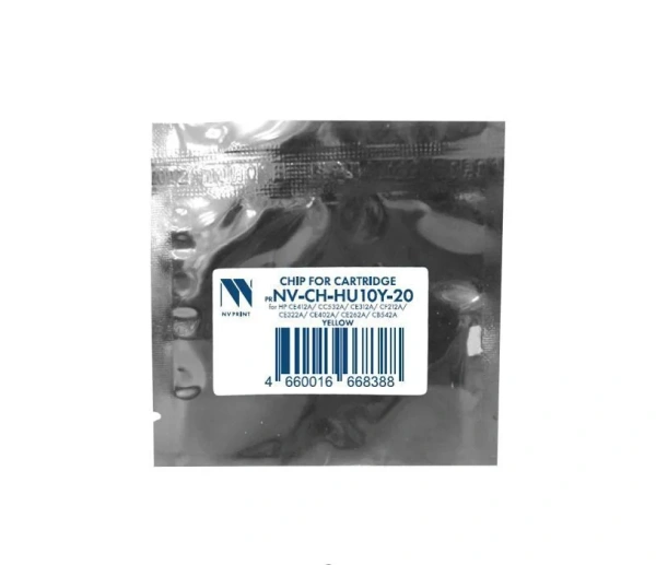 Чип NVP универсальный желтый для HP CE412A, CC532A, CE312A, CF212A, CE322A, CE402A, CE262A, CB542A (