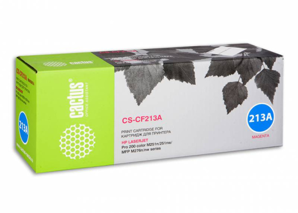 Картридж Cactus пурпурный (1800стр.) для HP (арт. CS-CF213A)