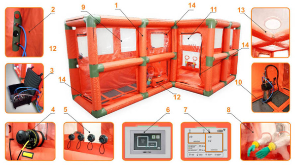 Изолятор отрицательного давления LAMSYSTEMS  (арт. ИЗО.ROOM.03)