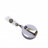 Держатель для бейджа / пропуска Office Kit с рулеткой, белый 50 шт (арт. MLA50020)