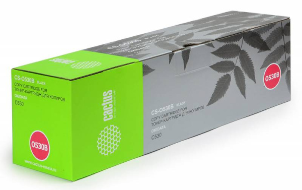 Картридж Cactus черный (5000стр.) для Oki (арт. CS-O530BK)