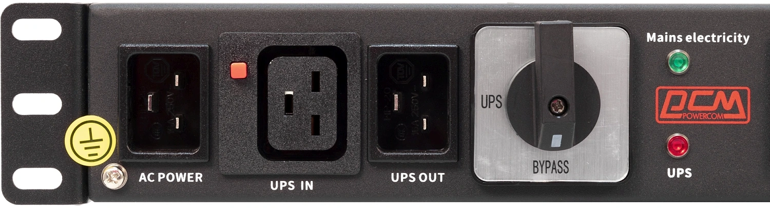 Блок распределения питания Powercom MBS1607-1C19-6C13 (арт. MBS1607-1C19-6C13)