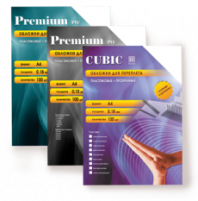 Обложки Office Kit А3, картон, глянец, белый, 250 г/м², 100 шт (арт. CS253LUX)