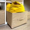 КОРОБ для хранения ГЕЛЕОС Коттон-30 (30х47х21 см) бежевый (арт. КОТТОН-30-БЖ)