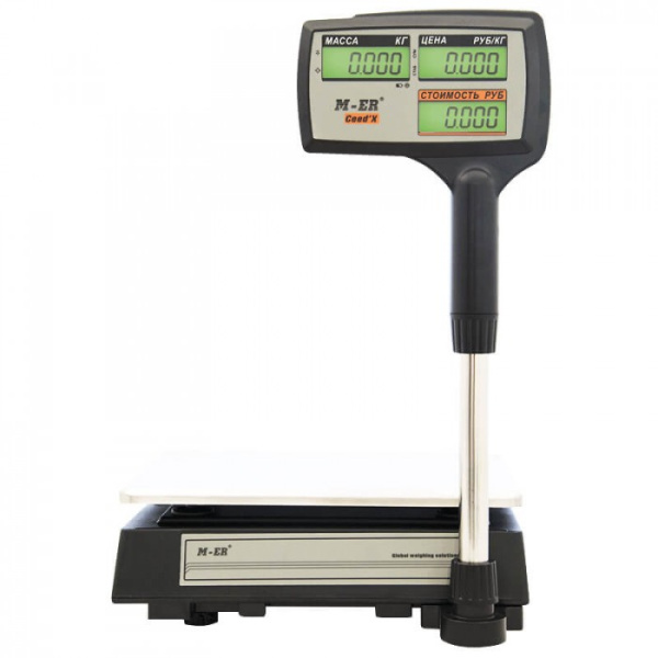 Настольные весы MERCURY M-ER 327ACPX-15.2 LCD Black (арт. 3032)