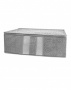 Кофр ГЕЛЕОС с окошком, для хранения вещей, «Грей» / Серый, 60х30х20 см (арт. ГРЕ-121)