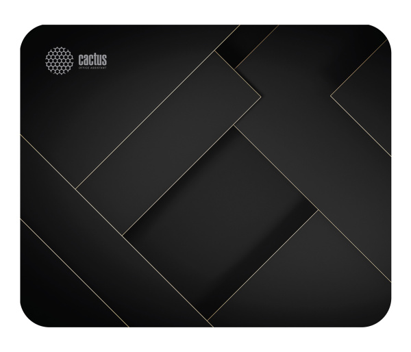 Коврик для мыши Cactus микро, черный, 220x180x2мм (арт. CS-MP-P02XS)