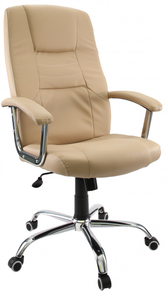 Кресло руководителя ГЕЛЕОС Престиж (песочный) (арт. Прест_пес)